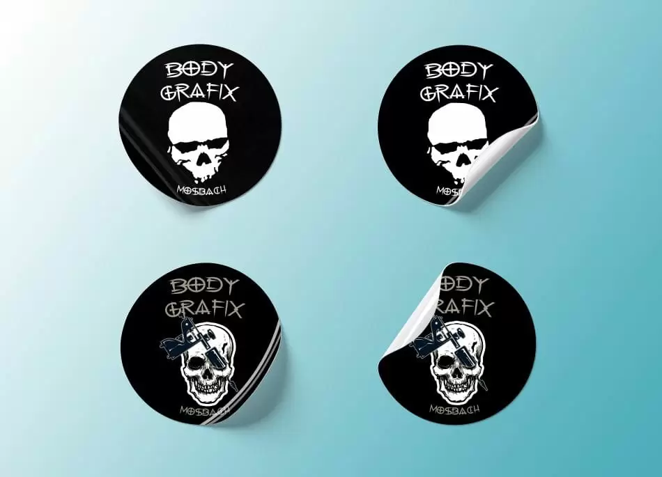 Sticker Aufkleber Design