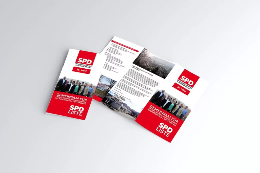 SPD Flyer Wahlprogramm