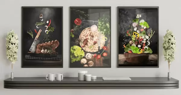Illustration Lebensmittel Poster
