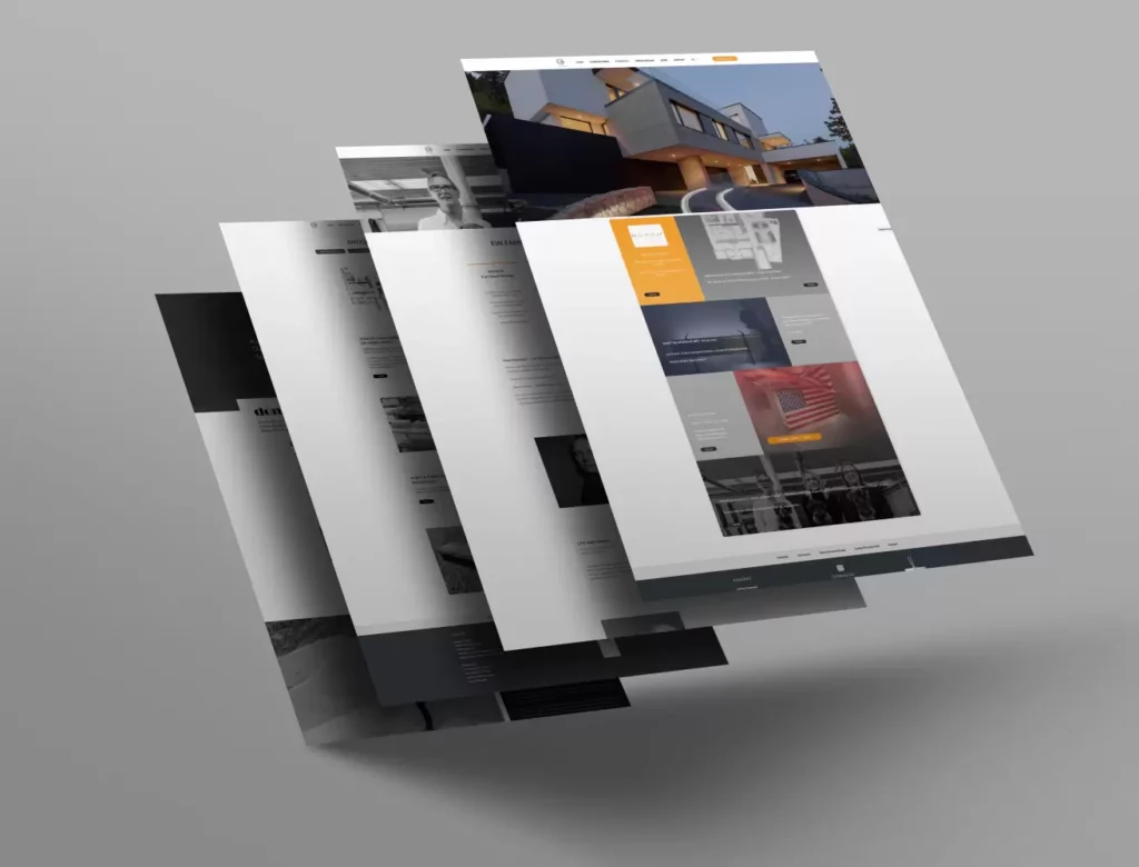 Webseite contacttodesign Webauftritt