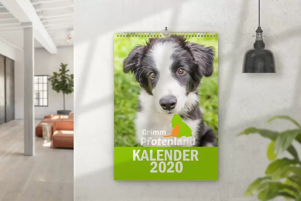 Kalender Hundekalender Illustration