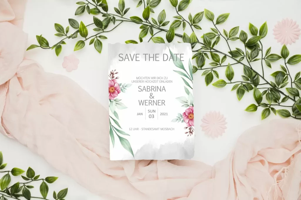 Save the Date Heiraten