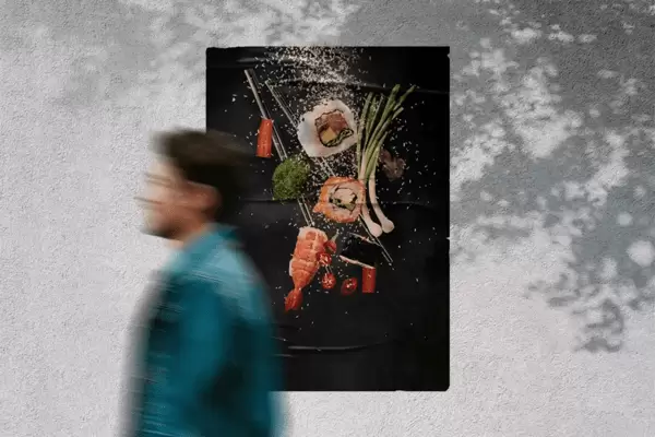 Sushi Lebenmittel Illustration Design
