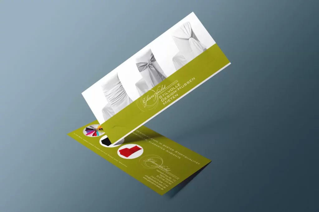 Glanzlicht Flyer Marketing Werbung