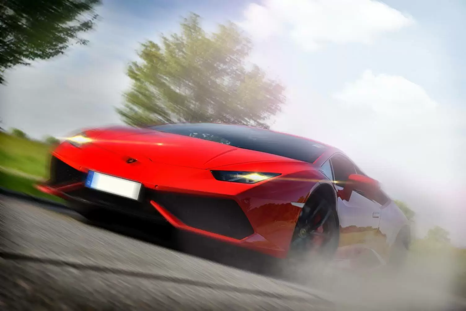 Lamborghini Bildbearbeitung