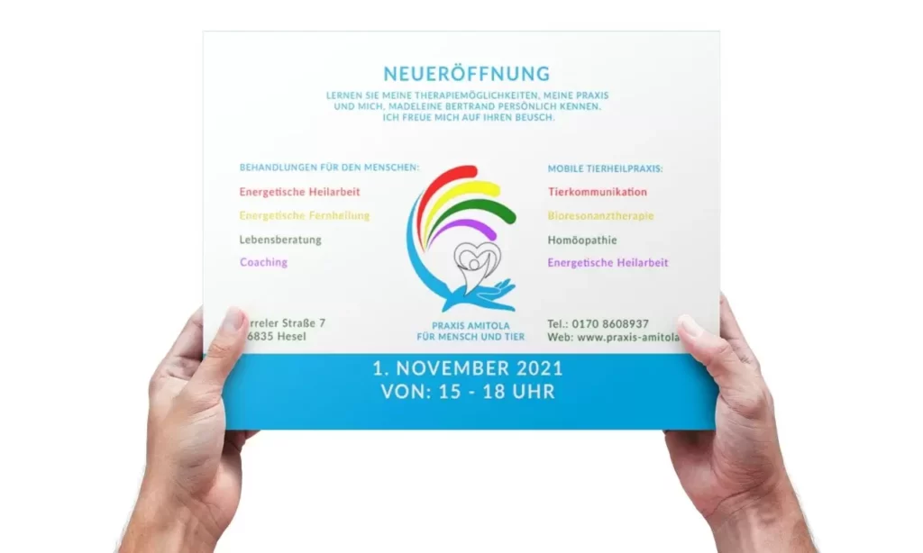Einladungsflyer Werbeflyer Marketing